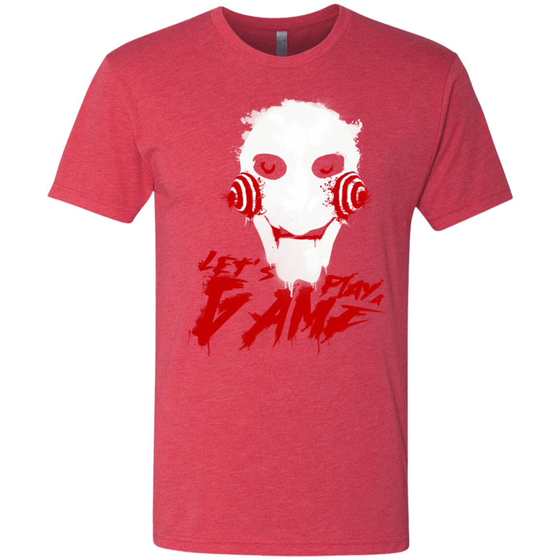 T-Shirts Vintage Red / S Let's Play A Game Men's Triblend T-Shirt