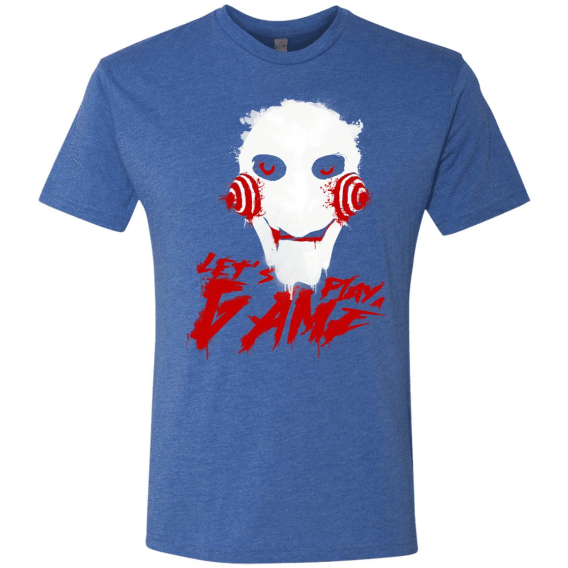 T-Shirts Vintage Royal / S Let's Play A Game Men's Triblend T-Shirt