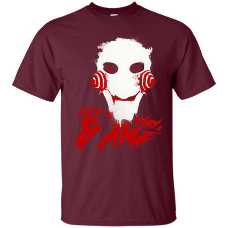 T-Shirts Maroon / S Let's Play A Game T-Shirt