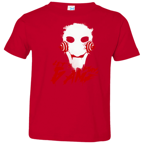 T-Shirts Red / 2T Let's Play A Game Toddler Premium T-Shirt