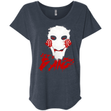 T-Shirts Vintage Navy / X-Small Let's Play A Game Triblend Dolman Sleeve