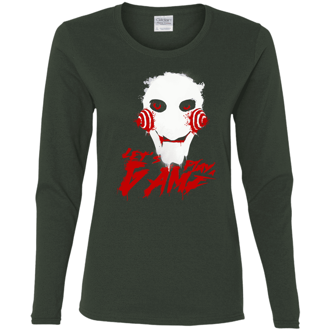 T-Shirts Forest / S Let's Play A Game Women's Long Sleeve T-Shirt