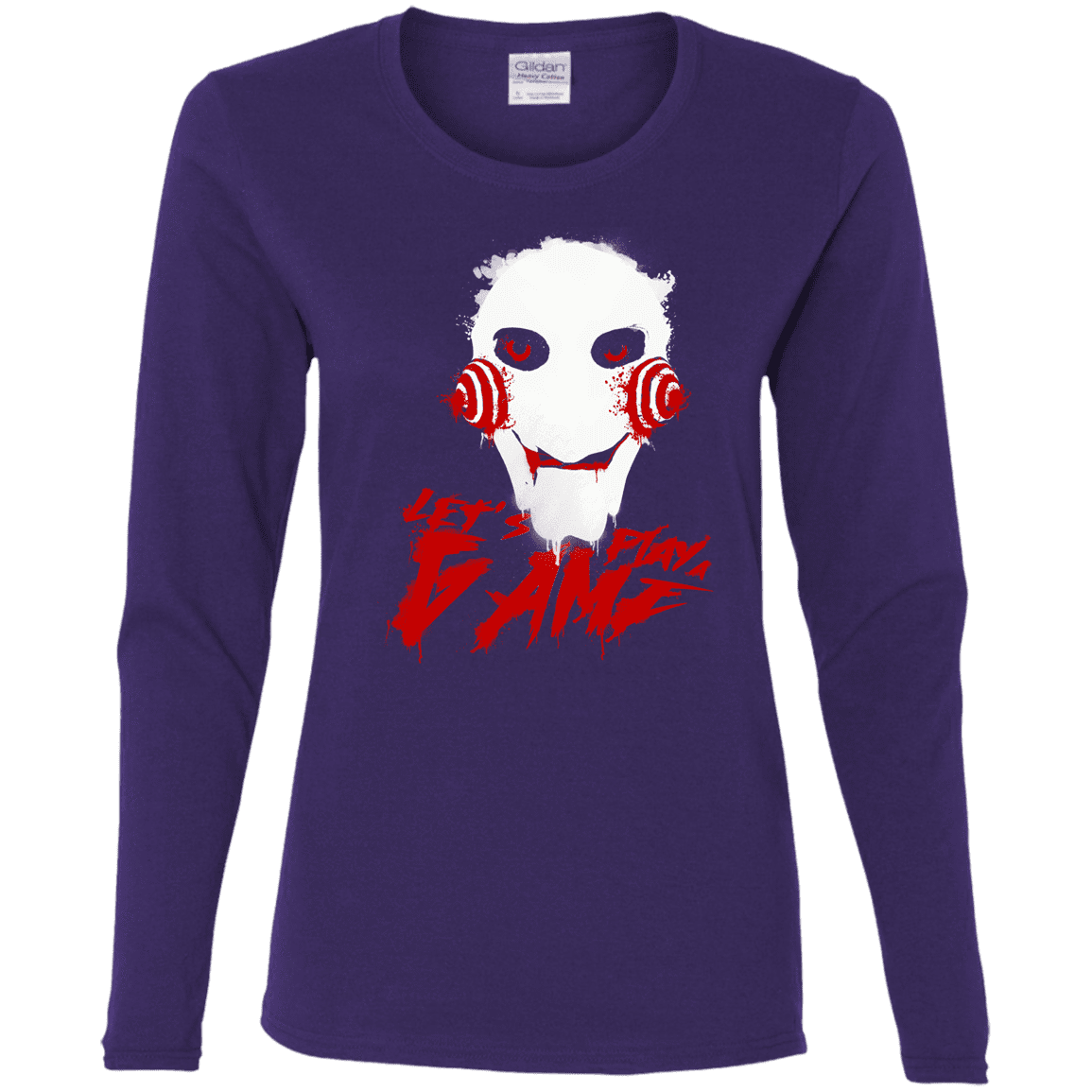 T-Shirts Purple / S Let's Play A Game Women's Long Sleeve T-Shirt