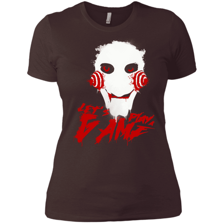 T-Shirts Dark Chocolate / X-Small Let's Play A Game Women's Premium T-Shirt