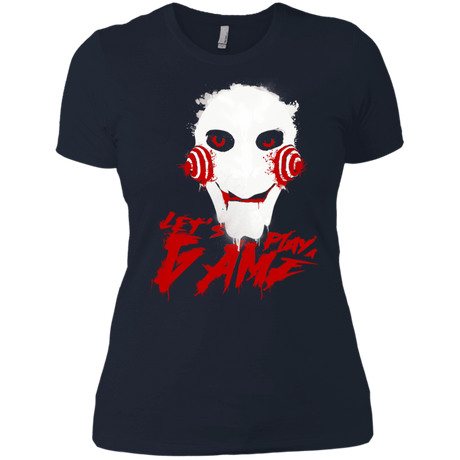 T-Shirts Midnight Navy / X-Small Let's Play A Game Women's Premium T-Shirt