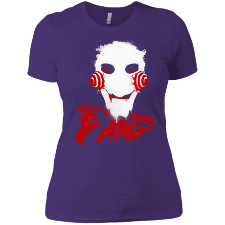 T-Shirts Purple Rush/ / X-Small Let's Play A Game Women's Premium T-Shirt