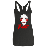 T-Shirts Vintage Black / X-Small Let's Play A Game Women's Triblend Racerback Tank