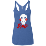 T-Shirts Vintage Royal / X-Small Let's Play A Game Women's Triblend Racerback Tank