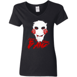 T-Shirts Black / S Let's Play A Game Women's V-Neck T-Shirt