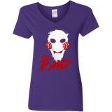 T-Shirts Purple / S Let's Play A Game Women's V-Neck T-Shirt