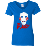 T-Shirts Royal / S Let's Play A Game Women's V-Neck T-Shirt