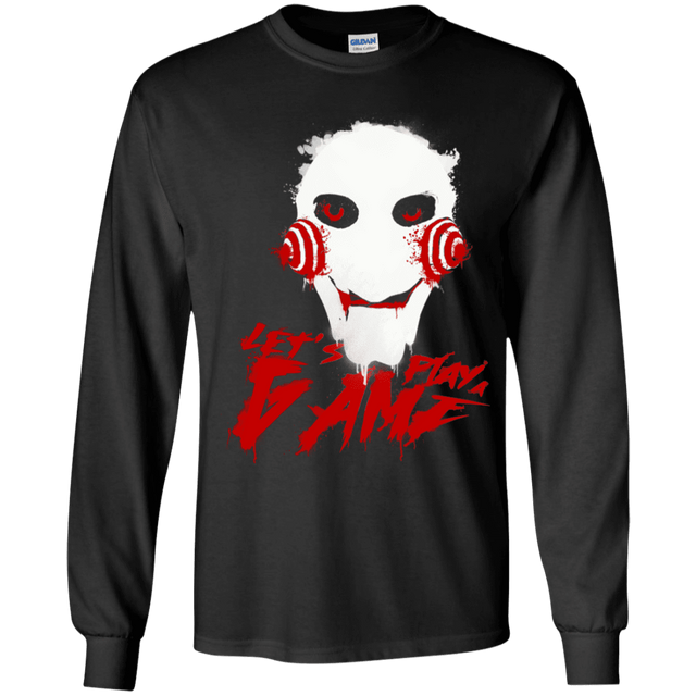 T-Shirts Black / YS Let's Play A Game Youth Long Sleeve T-Shirt