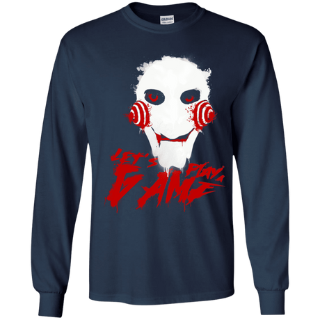 T-Shirts Navy / YS Let's Play A Game Youth Long Sleeve T-Shirt