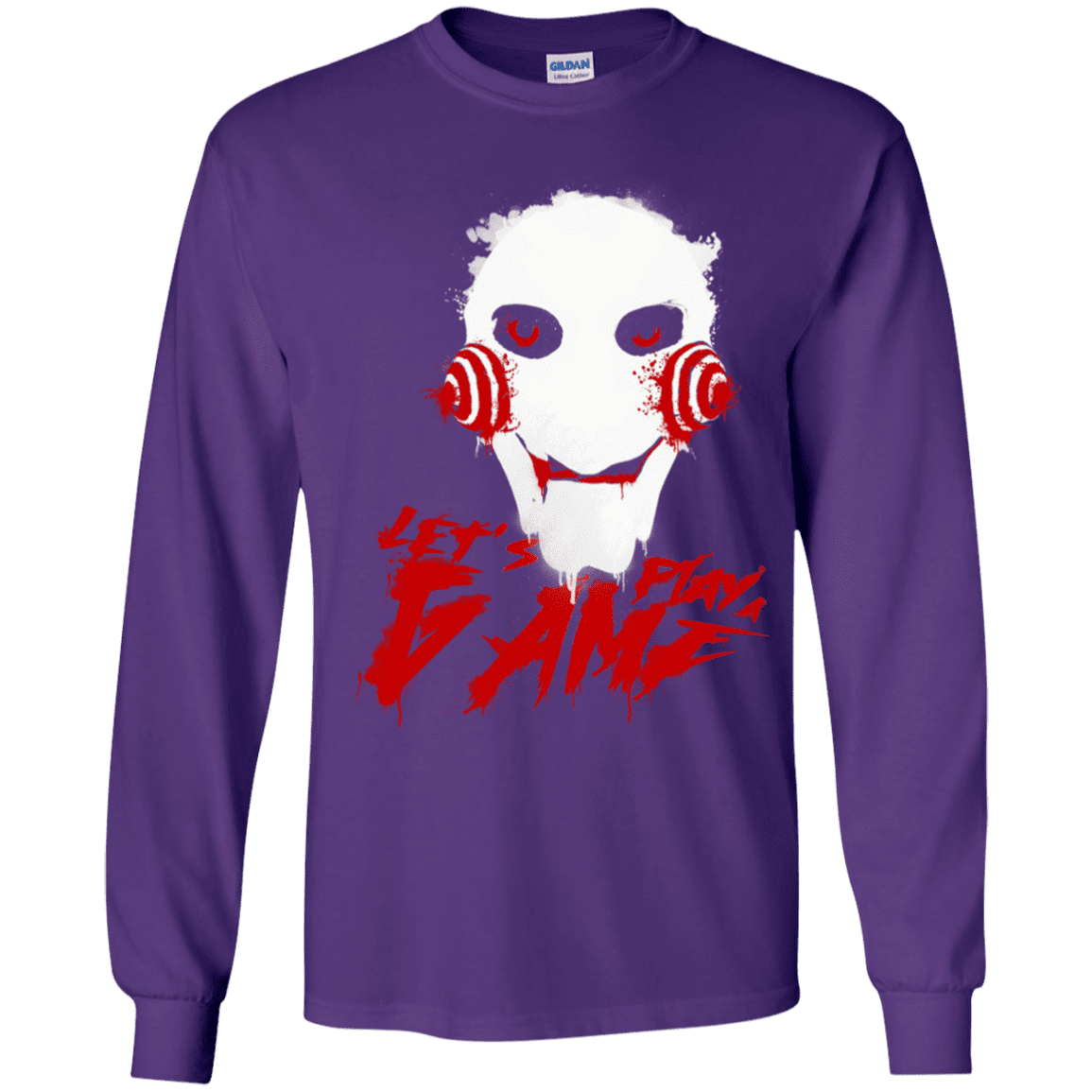 T-Shirts Purple / YS Let's Play A Game Youth Long Sleeve T-Shirt