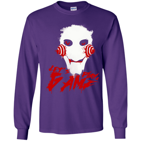 T-Shirts Purple / YS Let's Play A Game Youth Long Sleeve T-Shirt