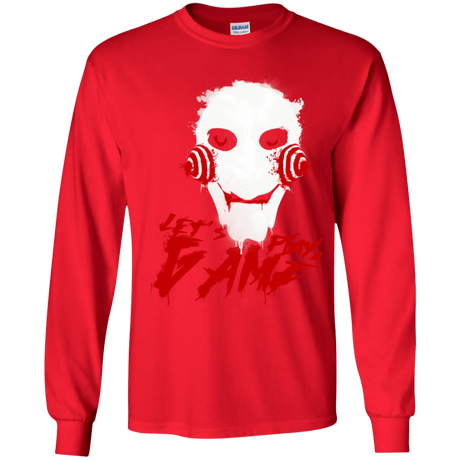 T-Shirts Red / YS Let's Play A Game Youth Long Sleeve T-Shirt
