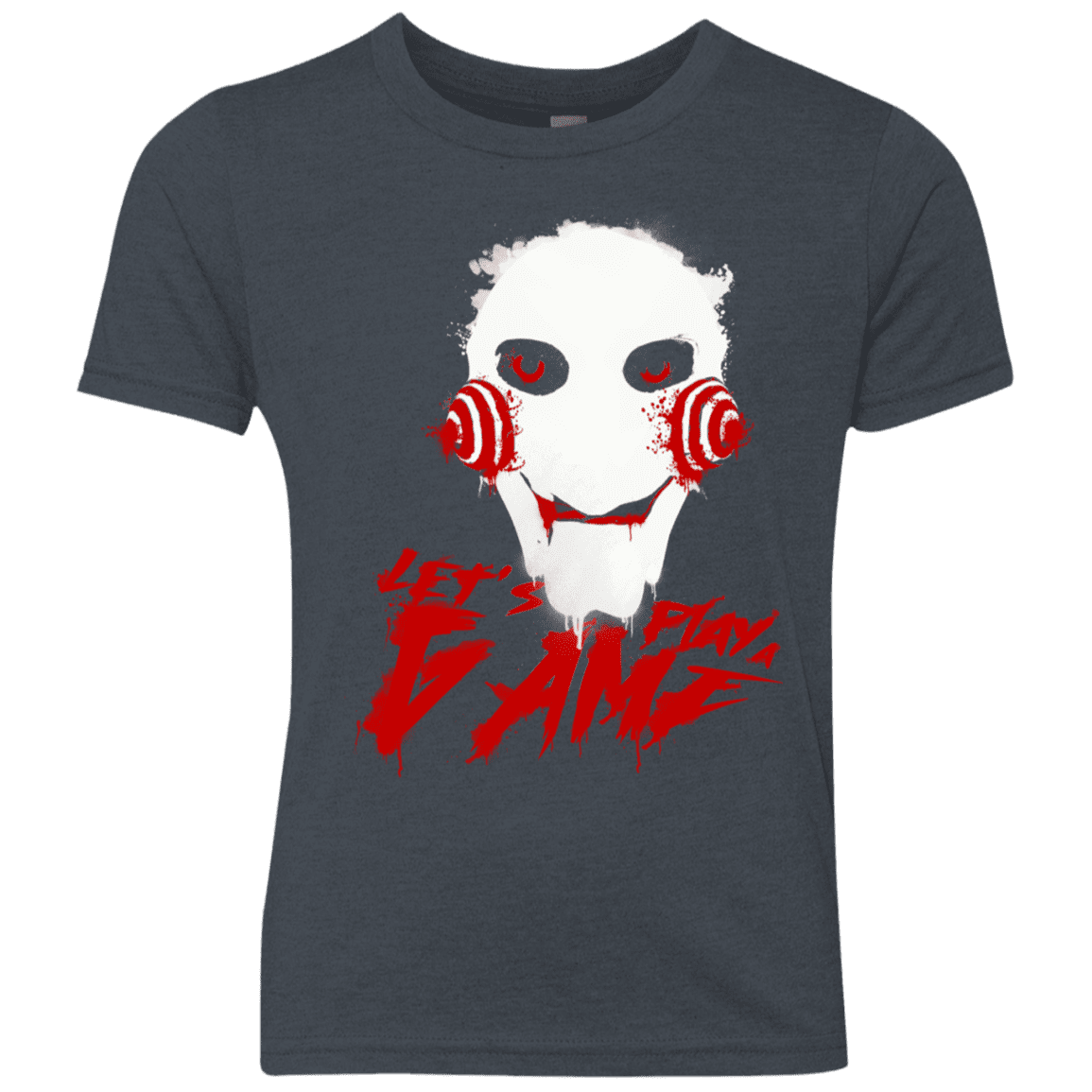 T-Shirts Vintage Navy / YXS Let's Play A Game Youth Triblend T-Shirt