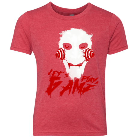 T-Shirts Vintage Red / YXS Let's Play A Game Youth Triblend T-Shirt