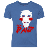 T-Shirts Vintage Royal / YXS Let's Play A Game Youth Triblend T-Shirt