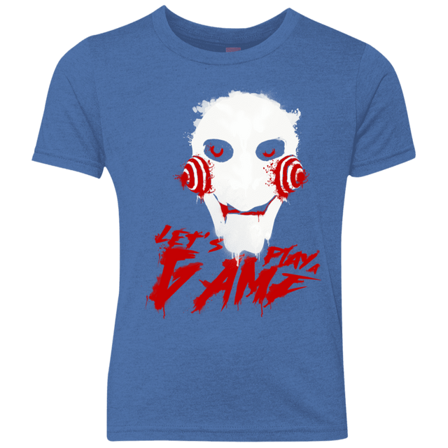 T-Shirts Vintage Royal / YXS Let's Play A Game Youth Triblend T-Shirt