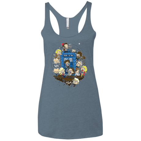 T-Shirts Indigo / X-Small Let's Play Doctor Women's Triblend Racerback Tank