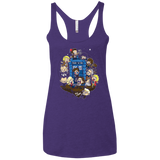 T-Shirts Purple / X-Small Let's Play Doctor Women's Triblend Racerback Tank