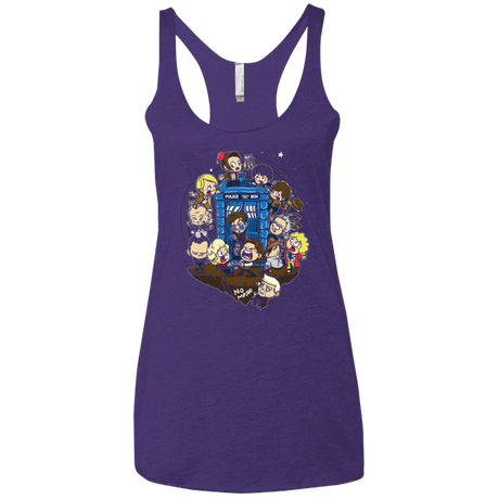 T-Shirts Purple / X-Small Let's Play Doctor Women's Triblend Racerback Tank