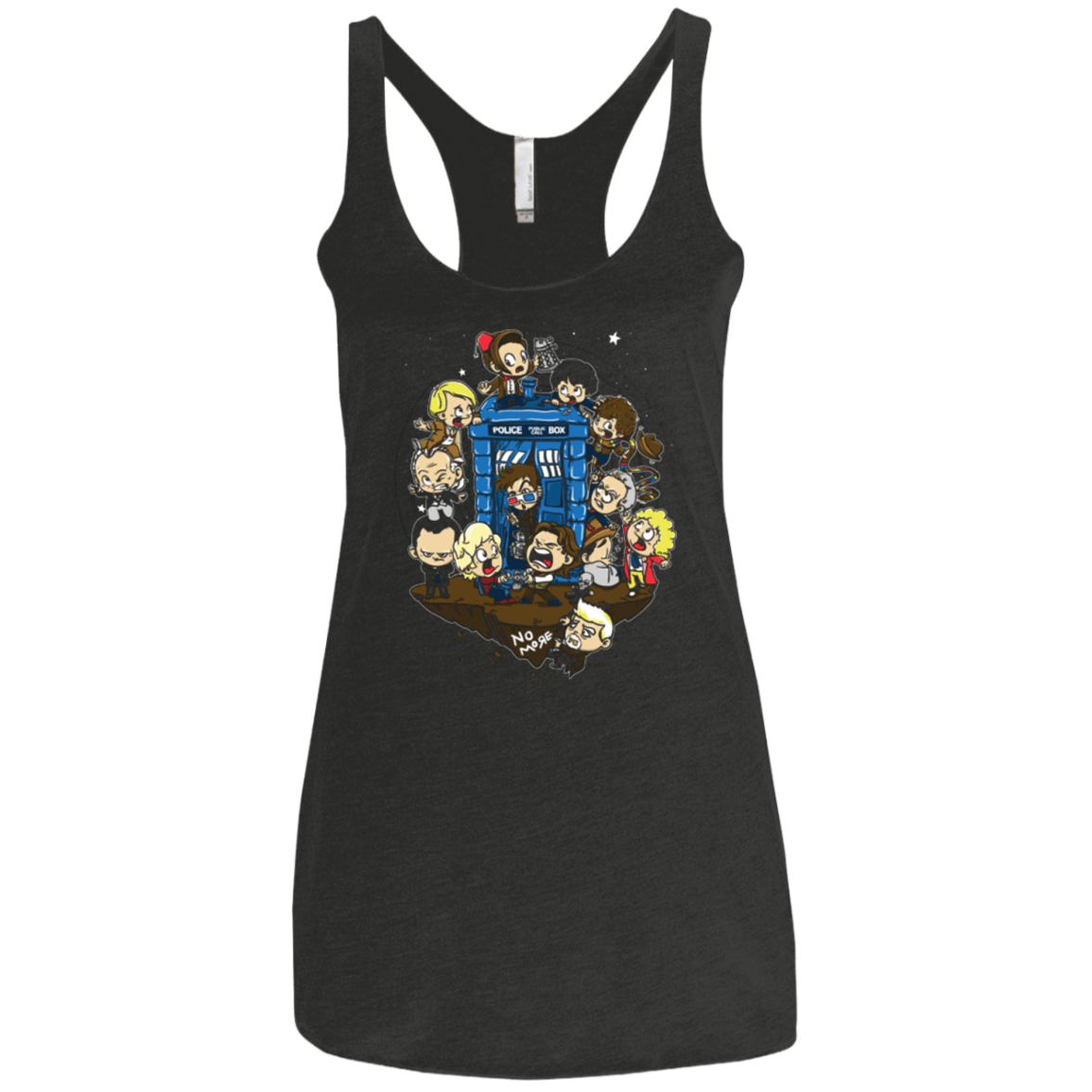 T-Shirts Vintage Black / X-Small Let's Play Doctor Women's Triblend Racerback Tank