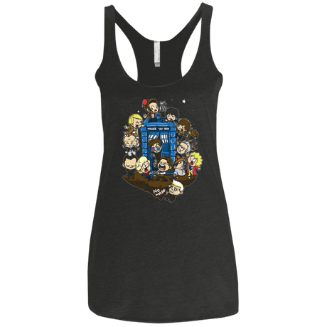 T-Shirts Vintage Black / X-Small Let's Play Doctor Women's Triblend Racerback Tank