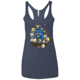 T-Shirts Vintage Navy / X-Small Let's Play Doctor Women's Triblend Racerback Tank