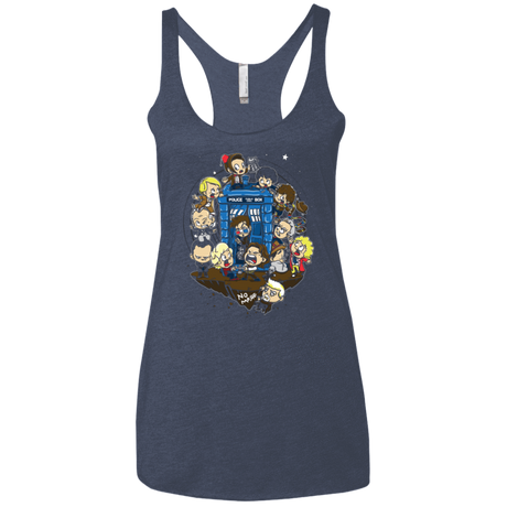 T-Shirts Vintage Navy / X-Small Let's Play Doctor Women's Triblend Racerback Tank