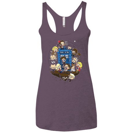 T-Shirts Vintage Purple / X-Small Let's Play Doctor Women's Triblend Racerback Tank