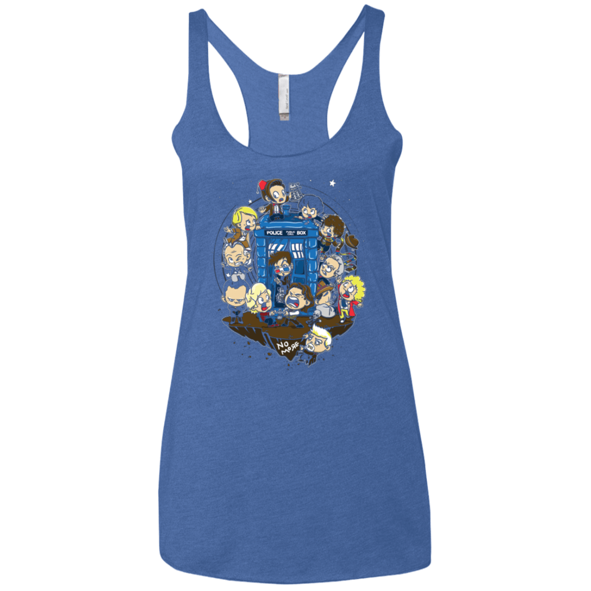 T-Shirts Vintage Royal / X-Small Let's Play Doctor Women's Triblend Racerback Tank