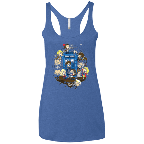 T-Shirts Vintage Royal / X-Small Let's Play Doctor Women's Triblend Racerback Tank