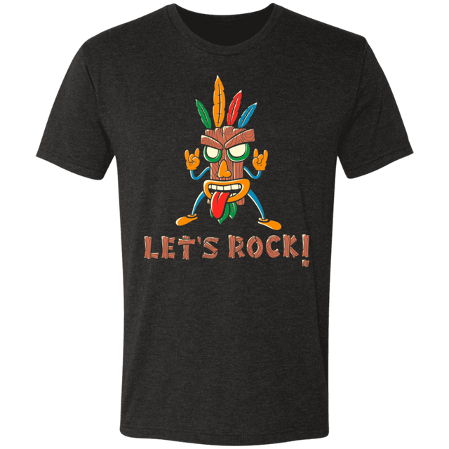T-Shirts Vintage Black / S Let's Rock! Men's Triblend T-Shirt