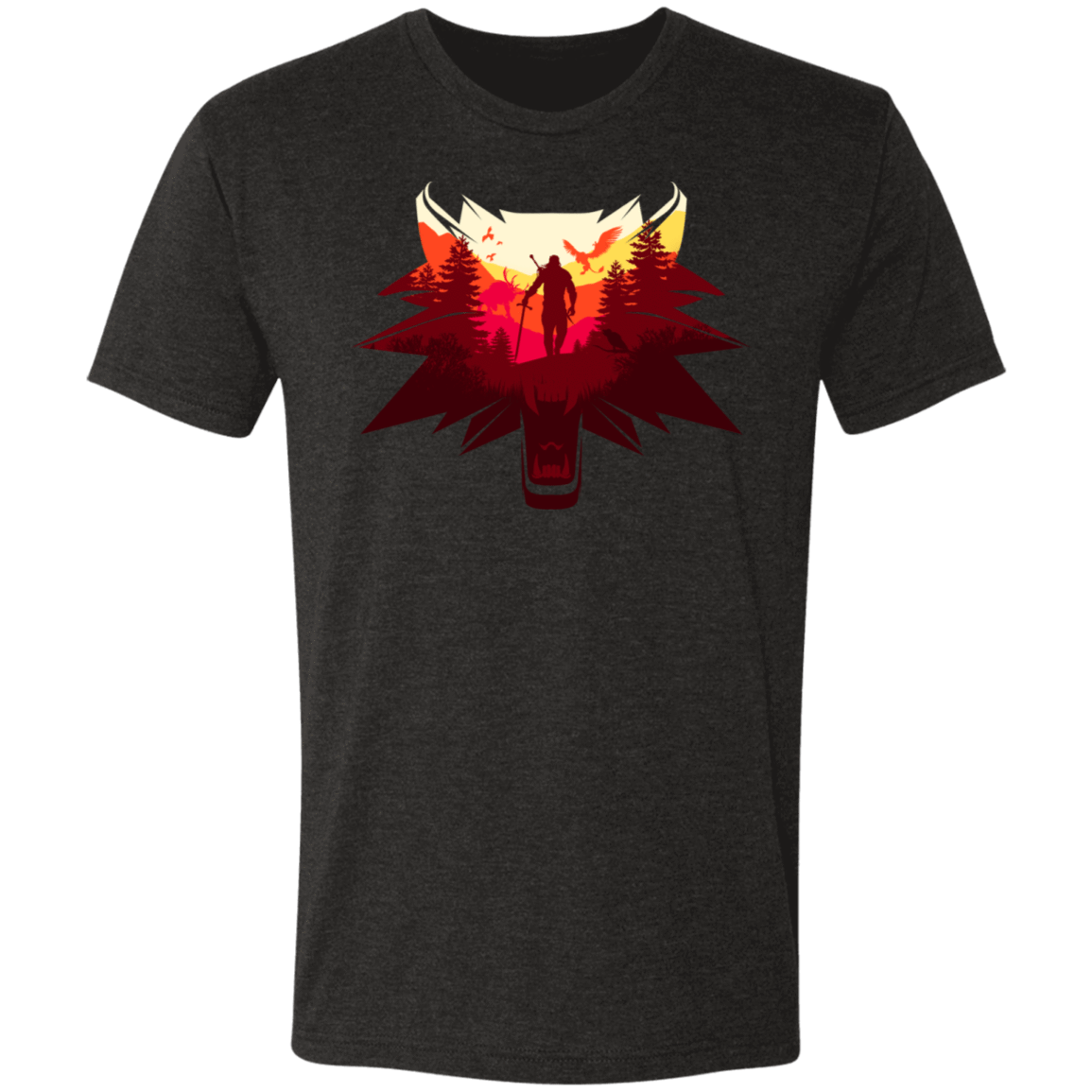 T-Shirts Vintage Black / S Let The Hunt Begin Men's Triblend T-Shirt