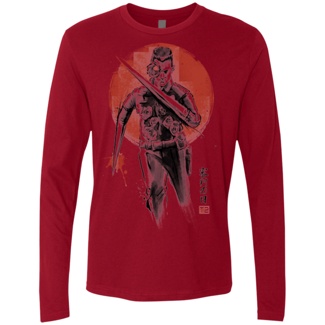 T-Shirts Cardinal / Small Lethal Machine Men's Premium Long Sleeve