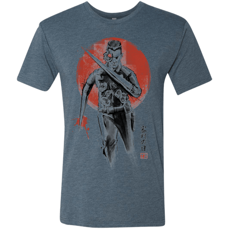 T-Shirts Indigo / Small Lethal Machine Men's Triblend T-Shirt