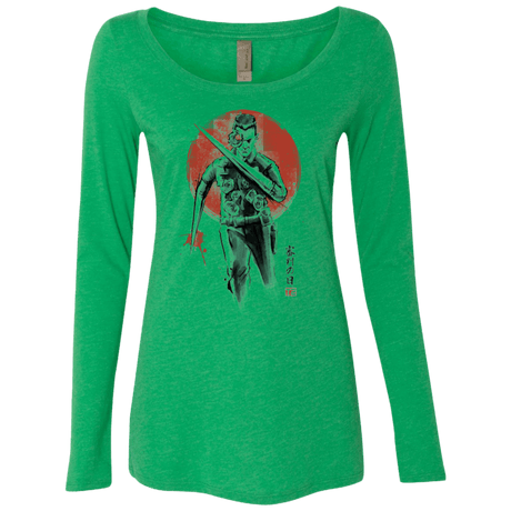 T-Shirts Envy / Small Lethal Machine Women's Triblend Long Sleeve Shirt