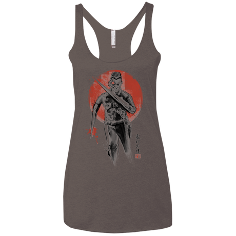 T-Shirts Macchiato / X-Small Lethal Machine Women's Triblend Racerback Tank