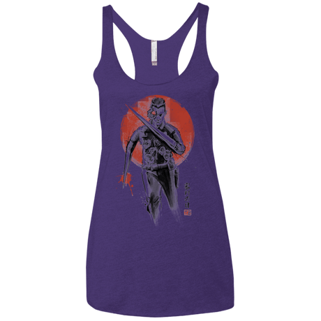 T-Shirts Purple Rush / X-Small Lethal Machine Women's Triblend Racerback Tank