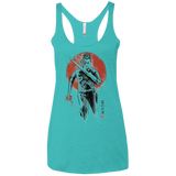 T-Shirts Tahiti Blue / X-Small Lethal Machine Women's Triblend Racerback Tank