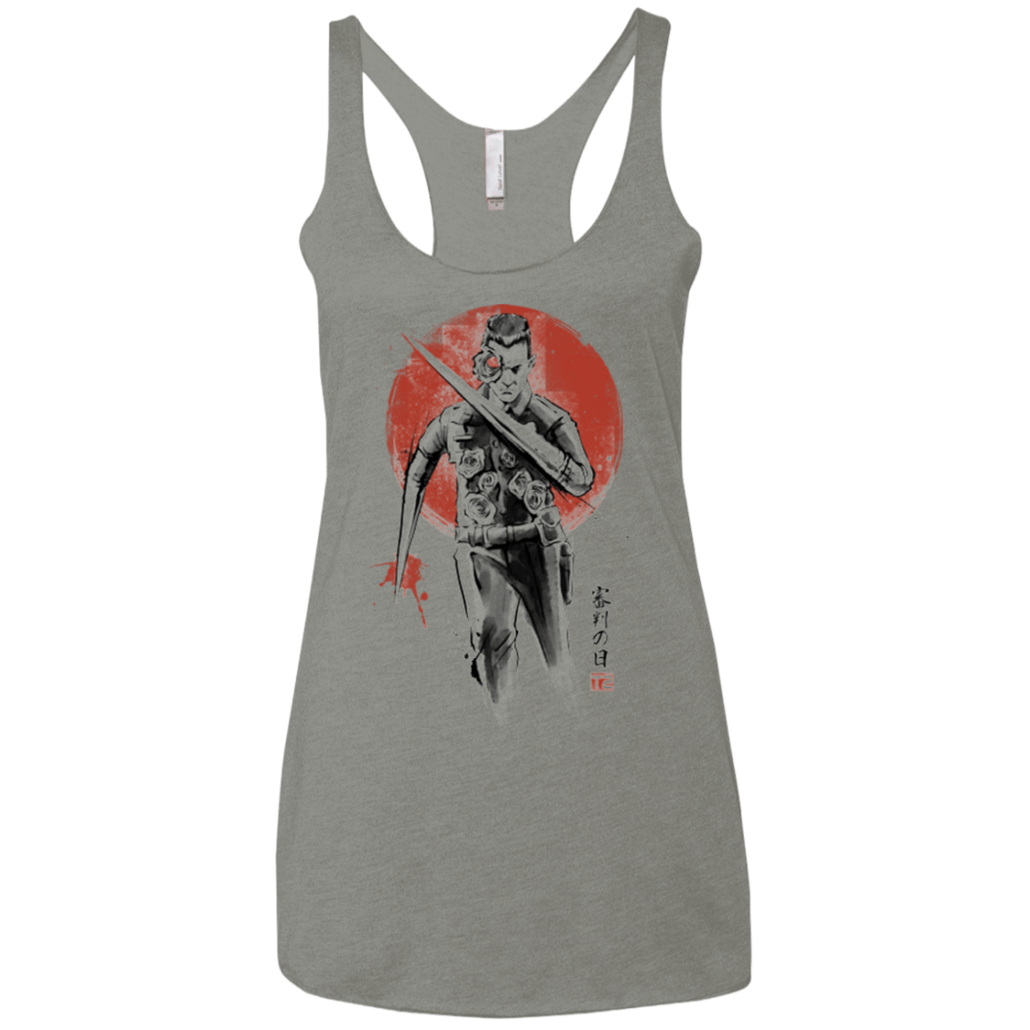 T-Shirts Venetian Grey / X-Small Lethal Machine Women's Triblend Racerback Tank