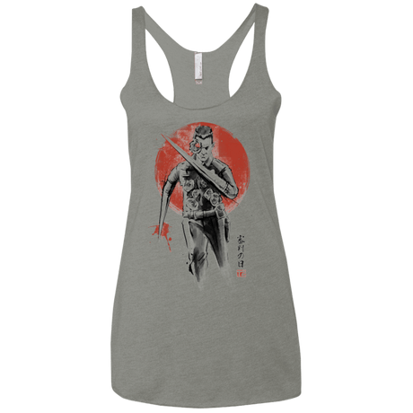 T-Shirts Venetian Grey / X-Small Lethal Machine Women's Triblend Racerback Tank