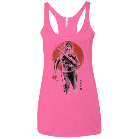 T-Shirts Vintage Pink / X-Small Lethal Machine Women's Triblend Racerback Tank