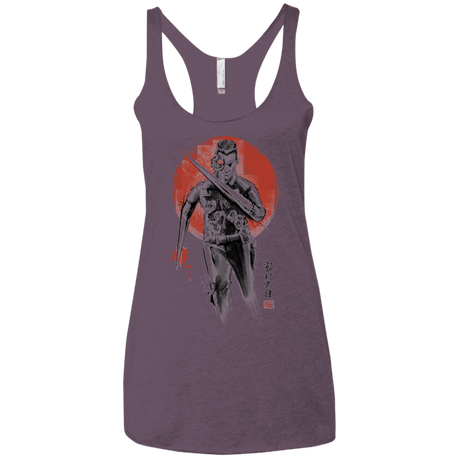 T-Shirts Vintage Purple / X-Small Lethal Machine Women's Triblend Racerback Tank