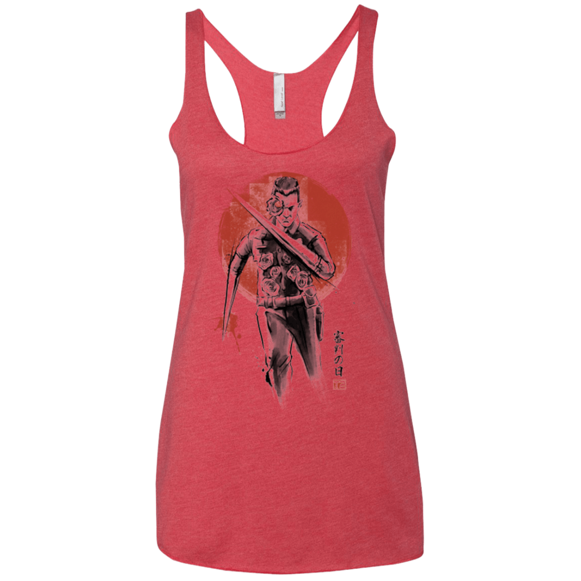 T-Shirts Vintage Red / X-Small Lethal Machine Women's Triblend Racerback Tank