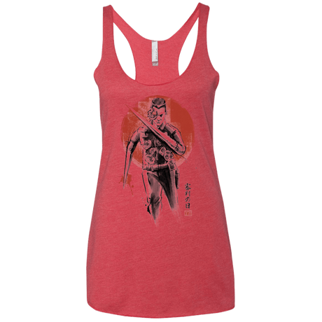 T-Shirts Vintage Red / X-Small Lethal Machine Women's Triblend Racerback Tank