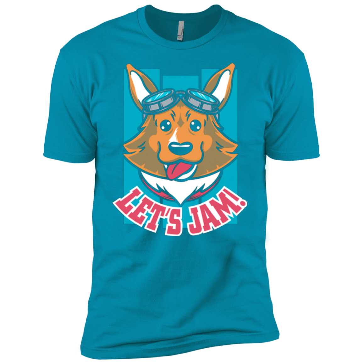 T-Shirts Turquoise / YXS Lets Jam (2) Boys Premium T-Shirt