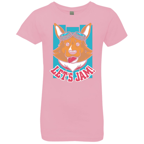 T-Shirts Light Pink / YXS Lets Jam (2) Girls Premium T-Shirt